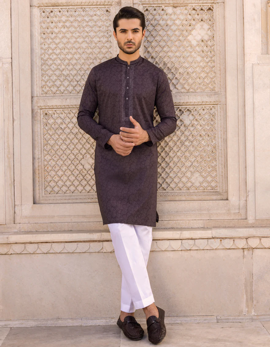 COFFEE BROWN COTTON KURTA | JJK-S-US-32562/S22/JJ7546-SF