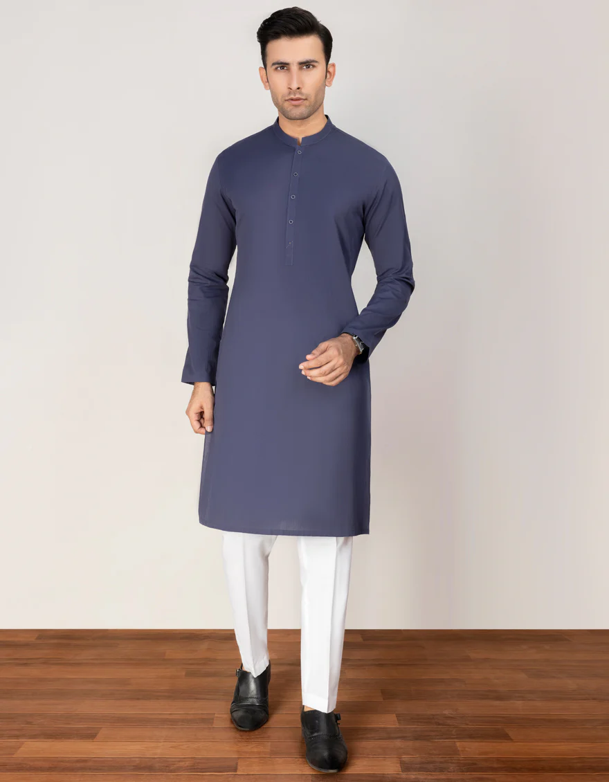 INDIGO KURTA | JJK-S-US-32695/S23/DME3191-PN