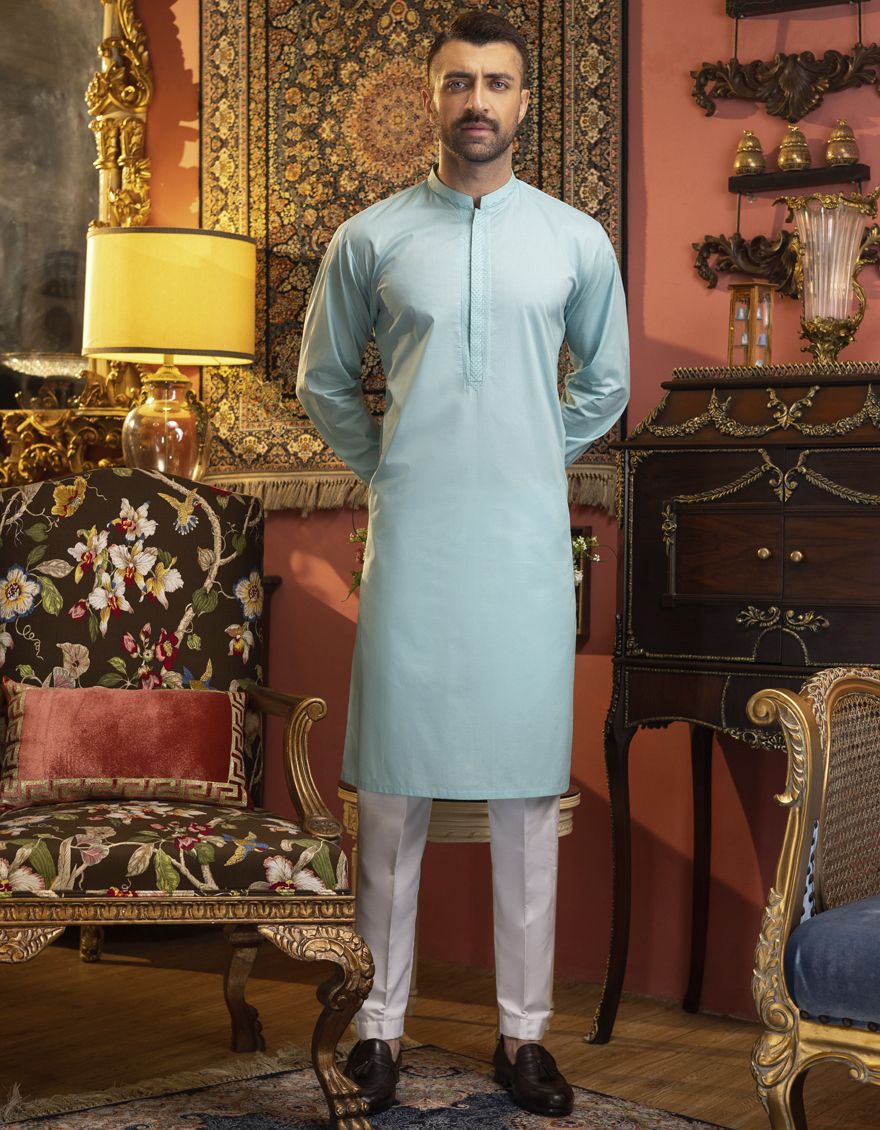 MINT GREEN KURTA | JJK-S-US-34133/S22/JJ7546-SF