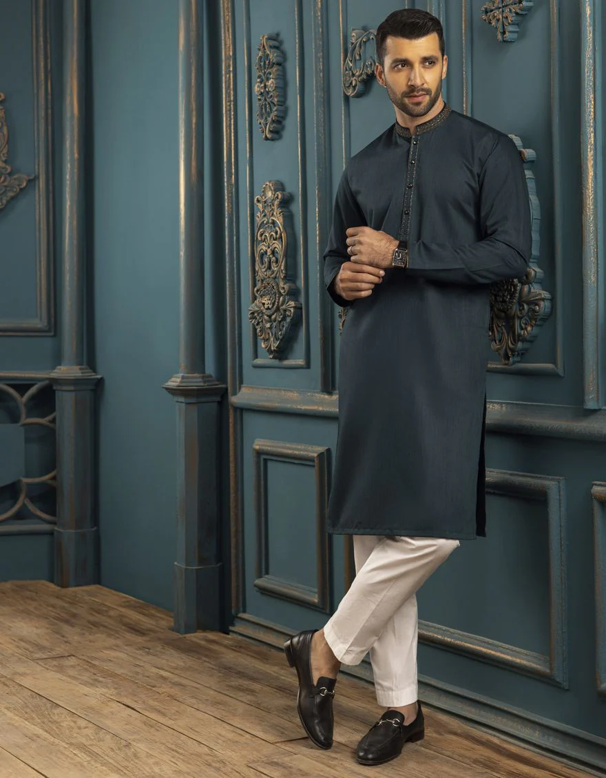 TEAL KURTA | JJK-S-US-34142/S22/JJ7610-FL