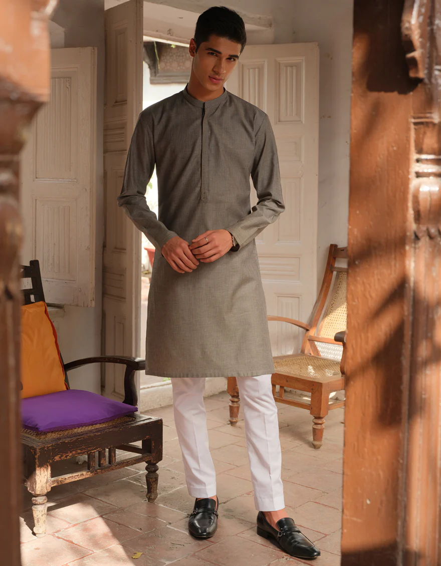 SAND COTTON KURTA | JJK-S-US-36902/S22/JJ7618-PN
