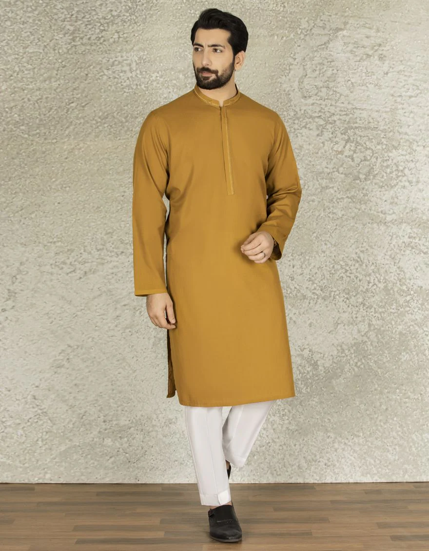 MUSTARD KURTA | JJK-S-US-37568/S22/DMR3166-CL