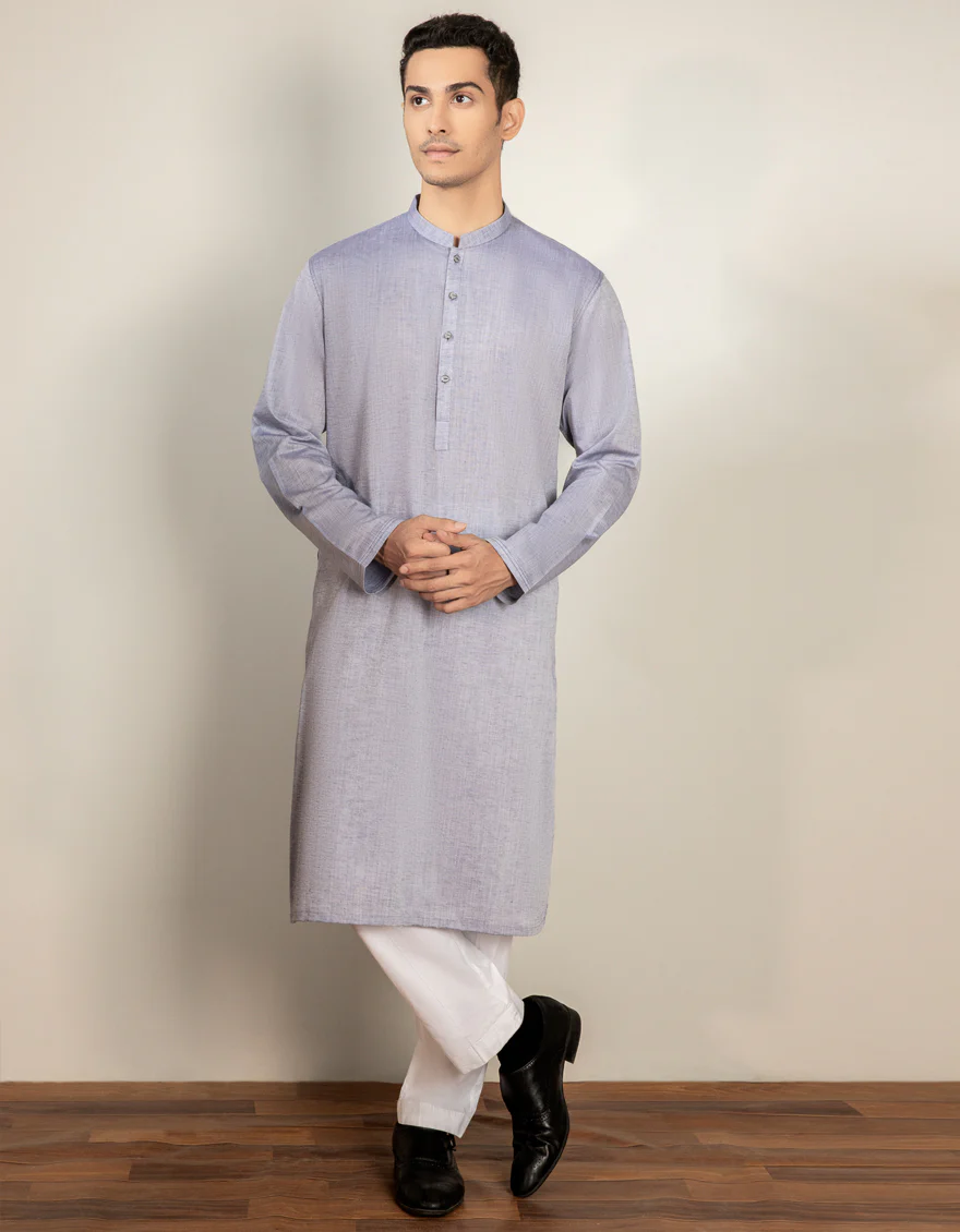 LIGHT BLUE COTTON KURTA | JJK-S-US-37628/S22/JJ7691-PN