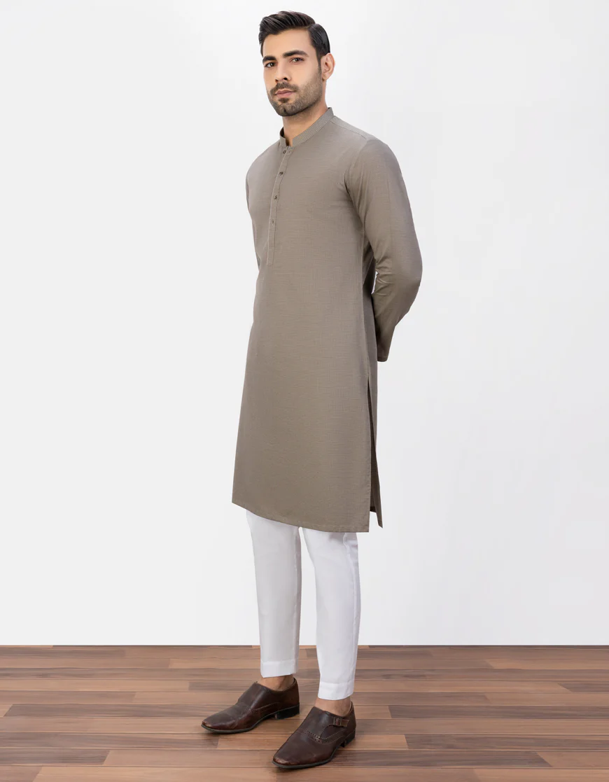 SAGE GREEN COTTON KURTA | JJK-S-US-37770/S23/JJ8922-PN