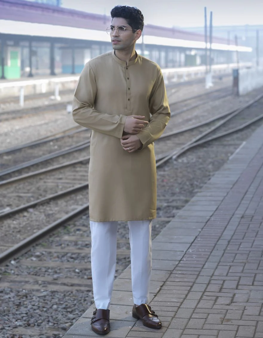 BEIGE KURTA | JJK-S-US-40250/S22/JJ8134-PN