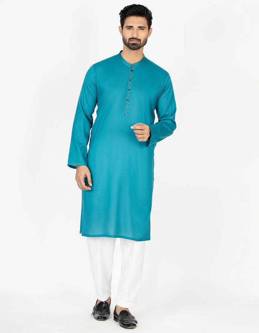 PALE BLUE KURTA | JJK-S-US-43055/S21/JJ6734-SF