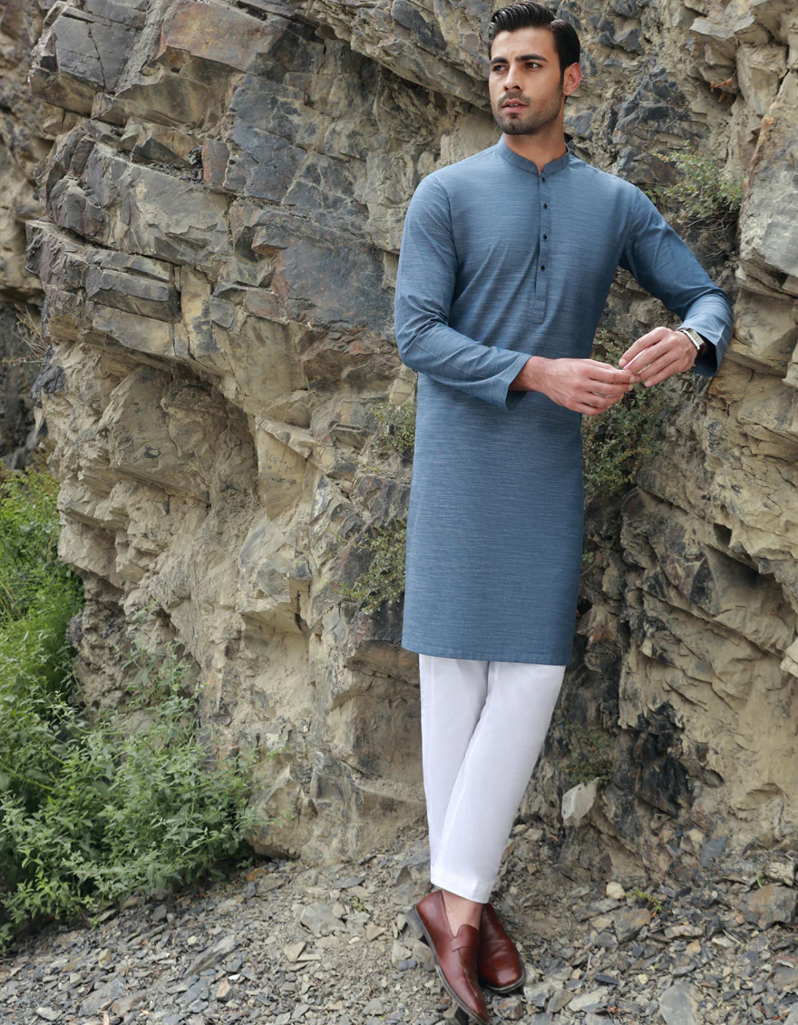 DENIM COTTON KURTA | JJK-S-US-47141/S23/JJ9048-PN