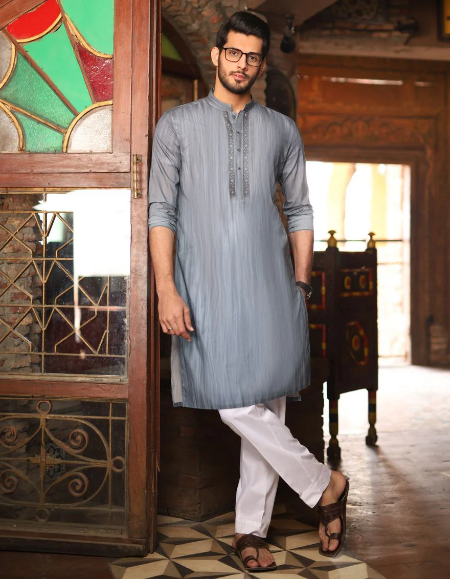 PIGEON BLUE KURTA | JJK-S-US-90330/S20/JJ6837