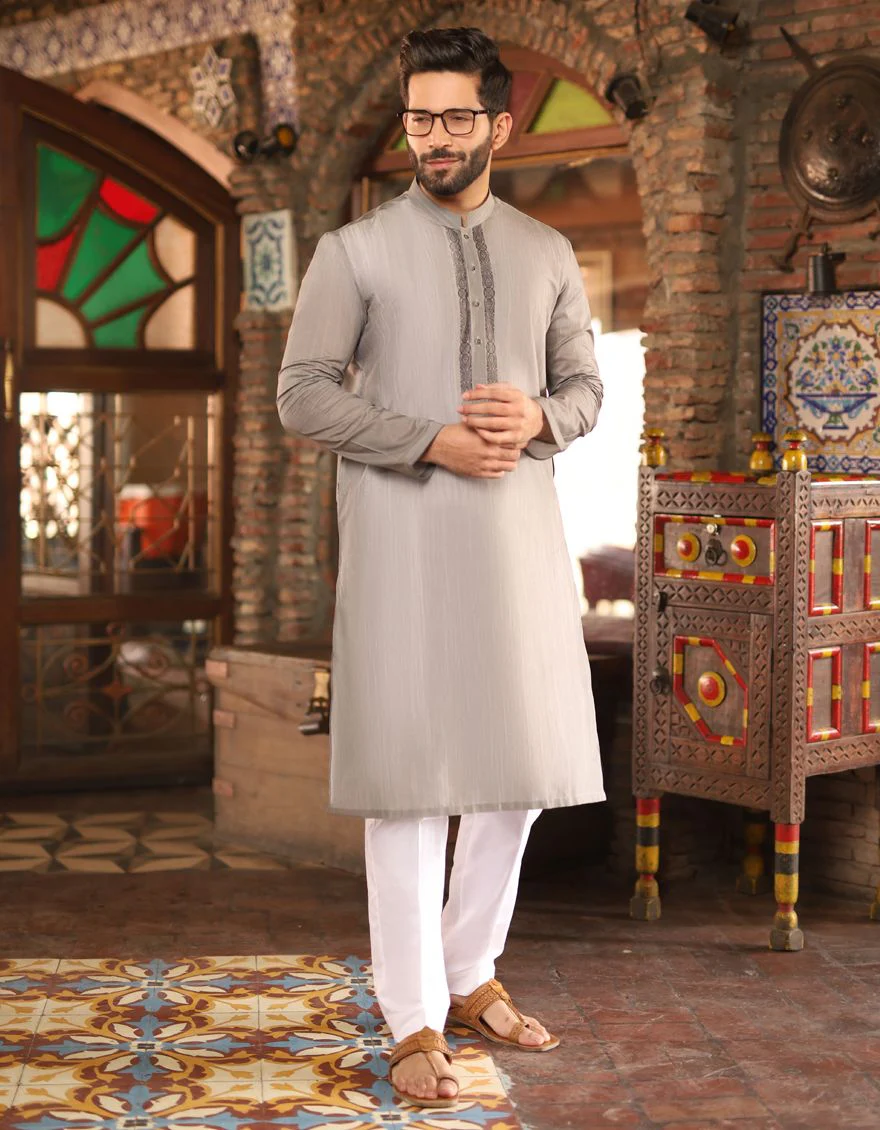 GREY KURTA | JJK-S-US-90331/S20/JJ6837