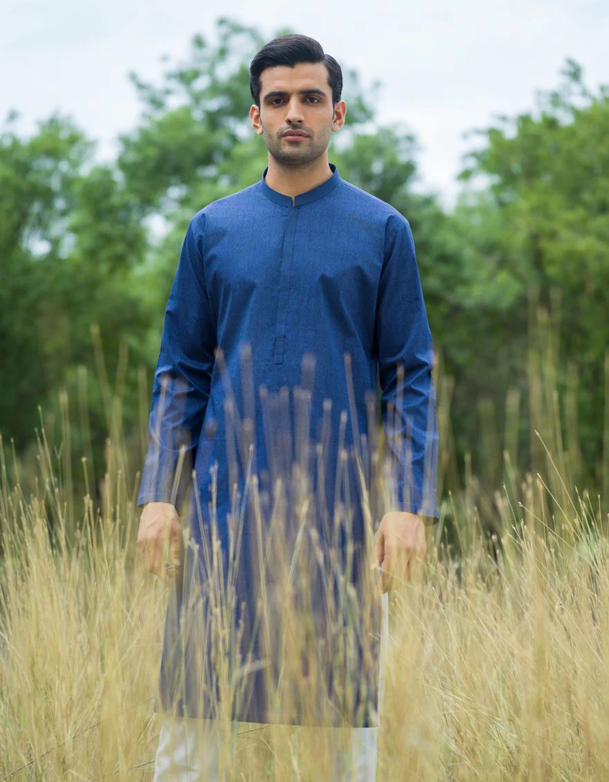 PALE BLUE KURTA | JJK-S-US-90349/S21/JJ7210-SF