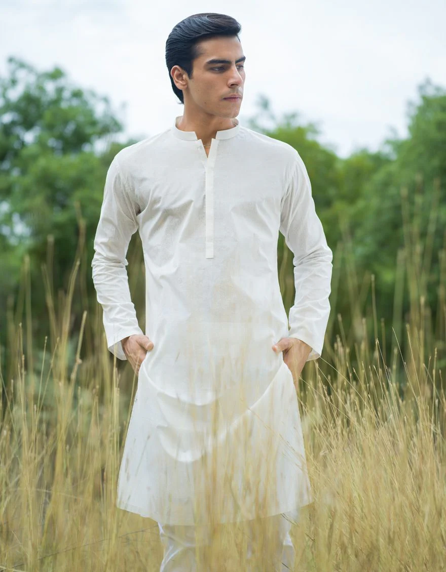WHITE KURTA | JJK-S-US-90350/S21/JJ6874-SF