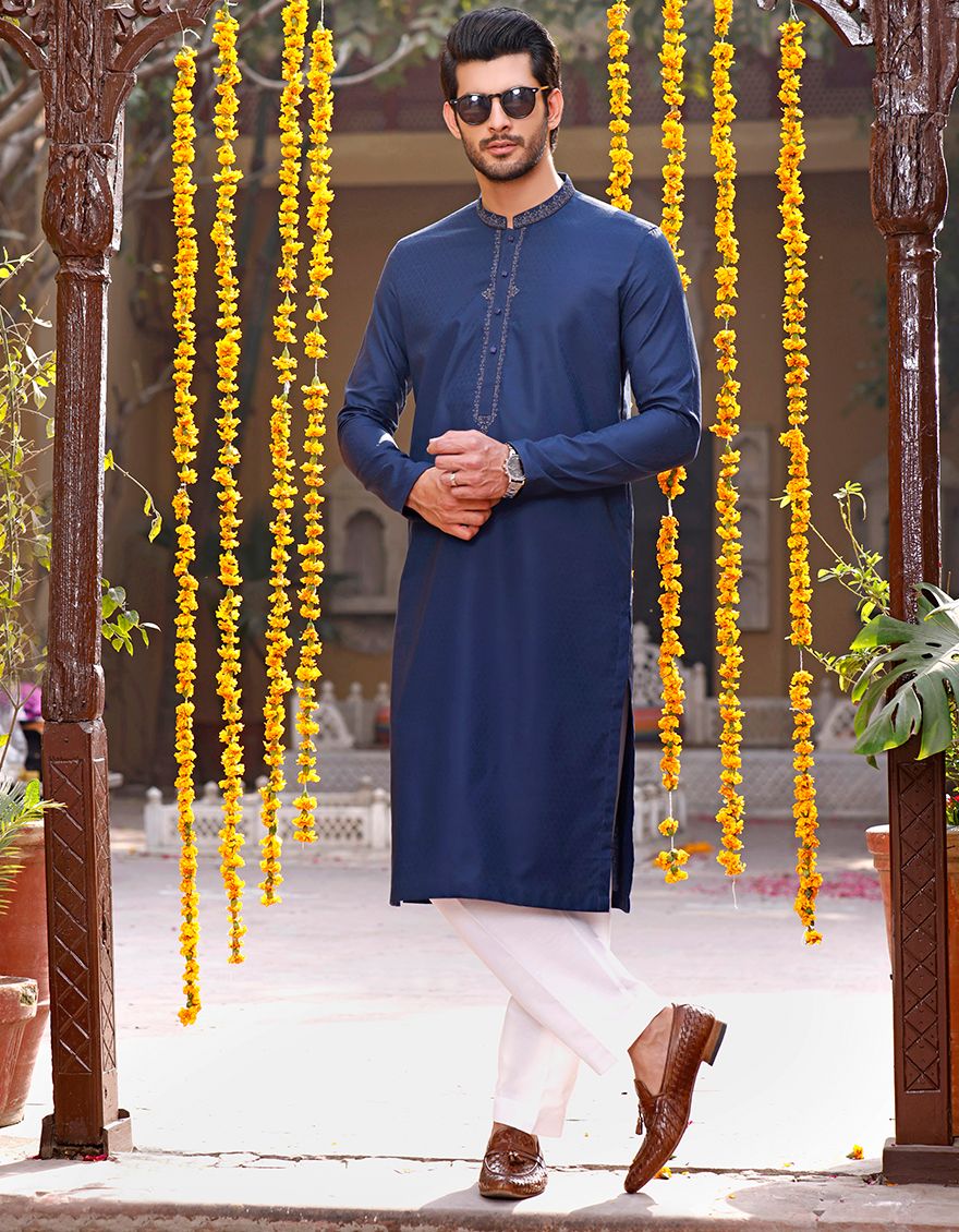 ROYAL BLUE SPECIAL KURTA | JJK-SP-US-42191/S21/JJ7382-FL