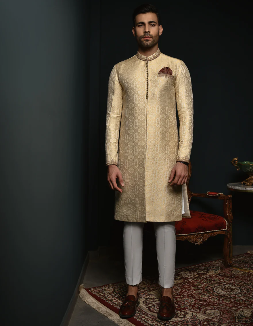 CREAM KURTA | JJK-SP-US-45005/S23/JJ8856-FL