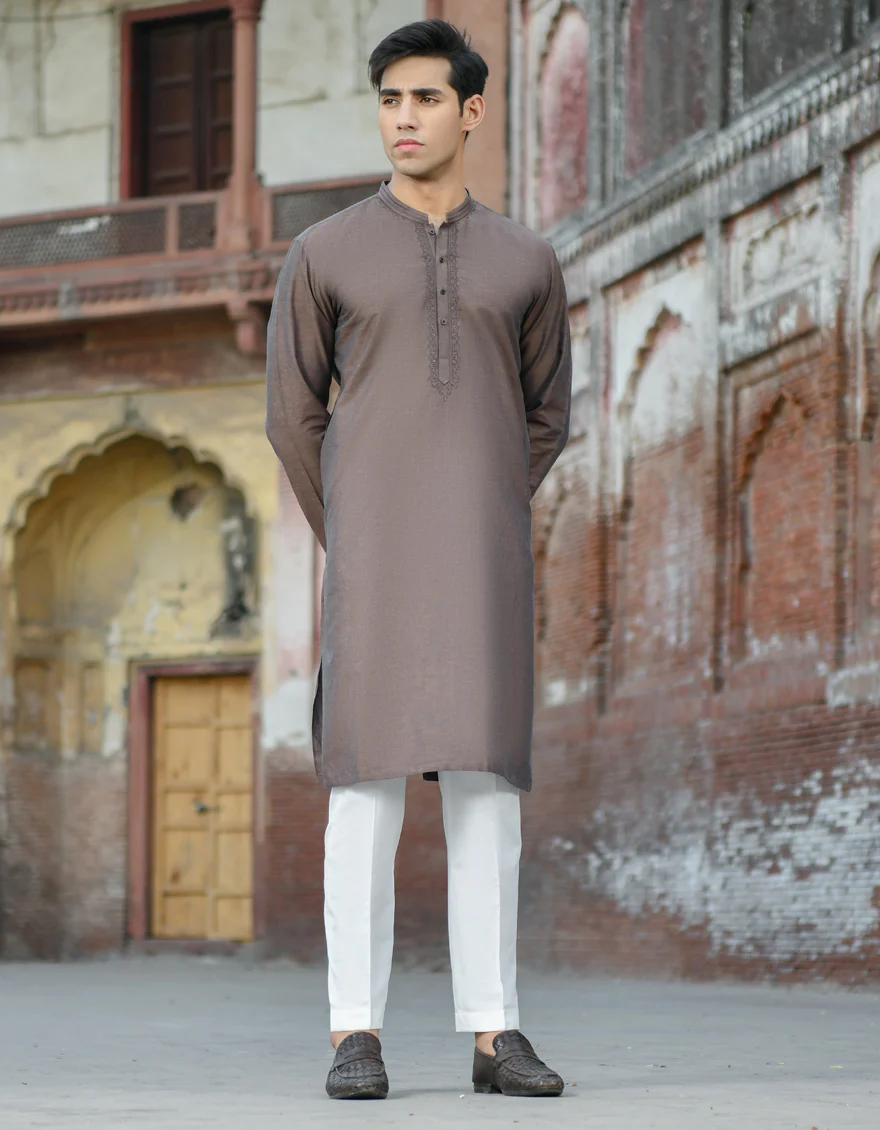 BLUE BLENDED KURTA | JJK-US-44135/A22/JJ8185-SF