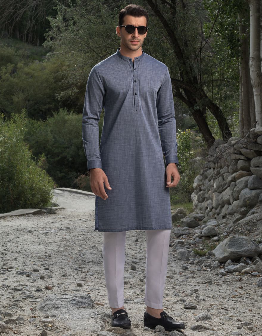 GREY KURTA | JJK-W-US-32506/W21/JJ7147-PN