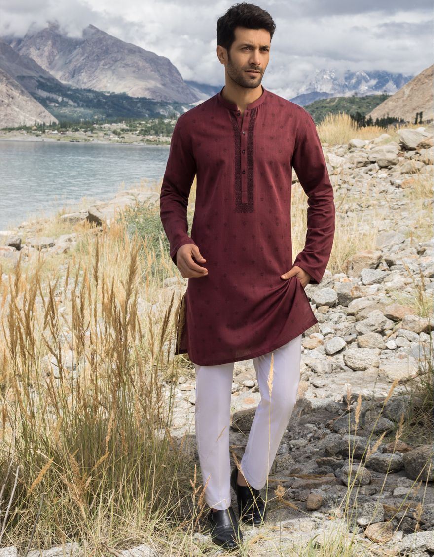 RUST KURTA | JJK-W-US-36834/W21/BMW515-SF