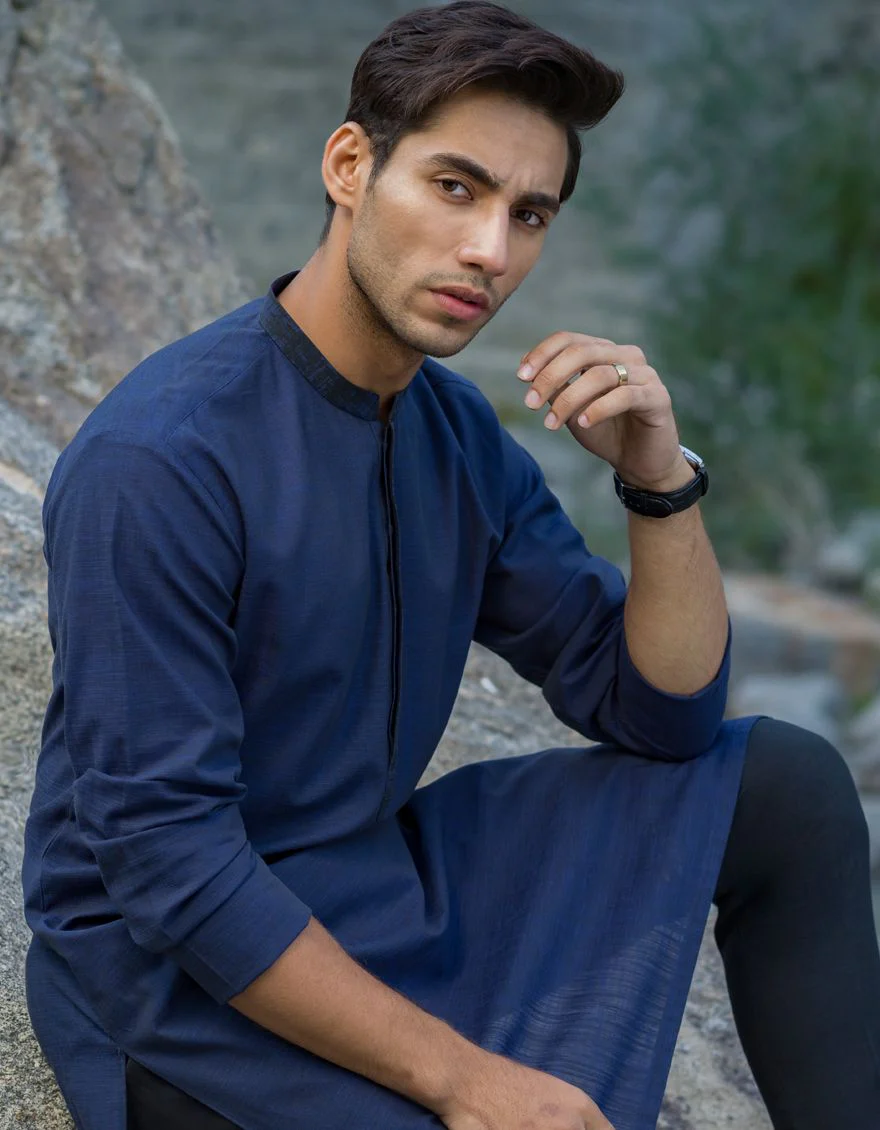 PALE BLUE KURTA | JJK-W-US-37556/W21/JJ7148-PN