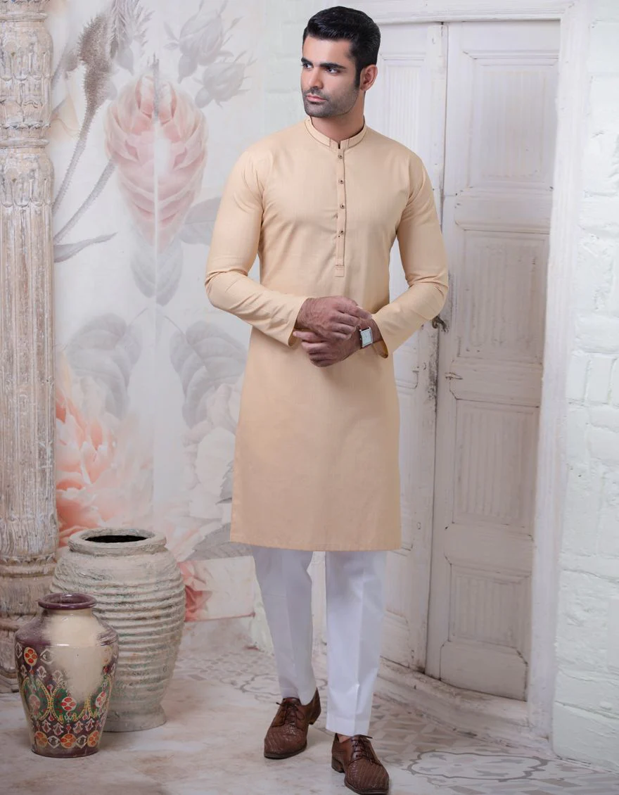 BISCUIT KURTA | JJK-W-US-37565/W21/JJ7165-CL