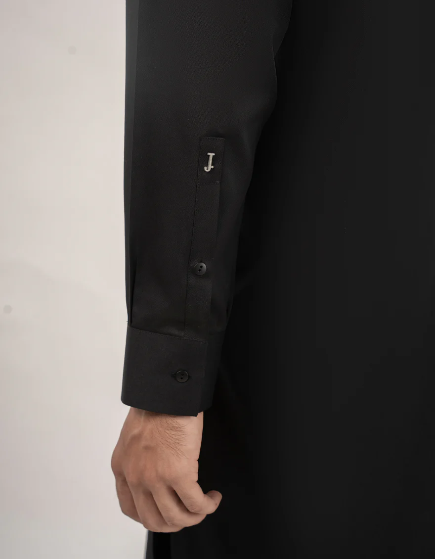 BLACK BLENDED KURTA TROUSERS | JJKP-A-30778-R38-AP/S25/JJ9364-PN - Image 3