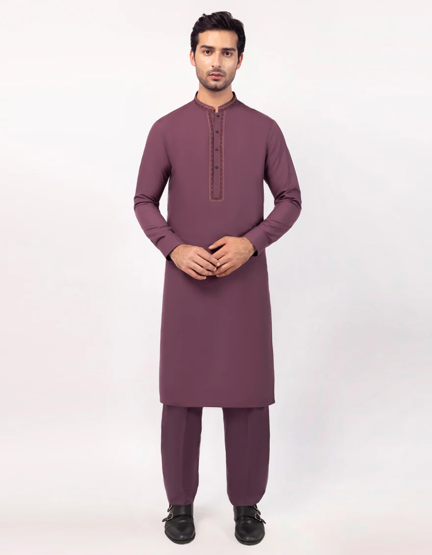 VIOLET KURTA TROUSERS | JJKP-A-33728/S25/JJ9944-SF
