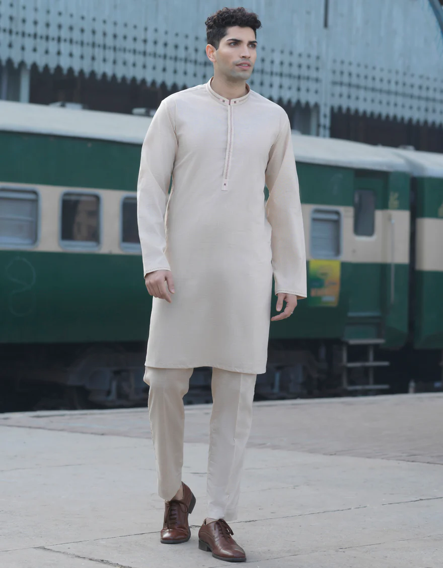 TEA PINK COTTON KURTA TROUSERS | JJKP-S-US-32552/S22/JJ7320-CL