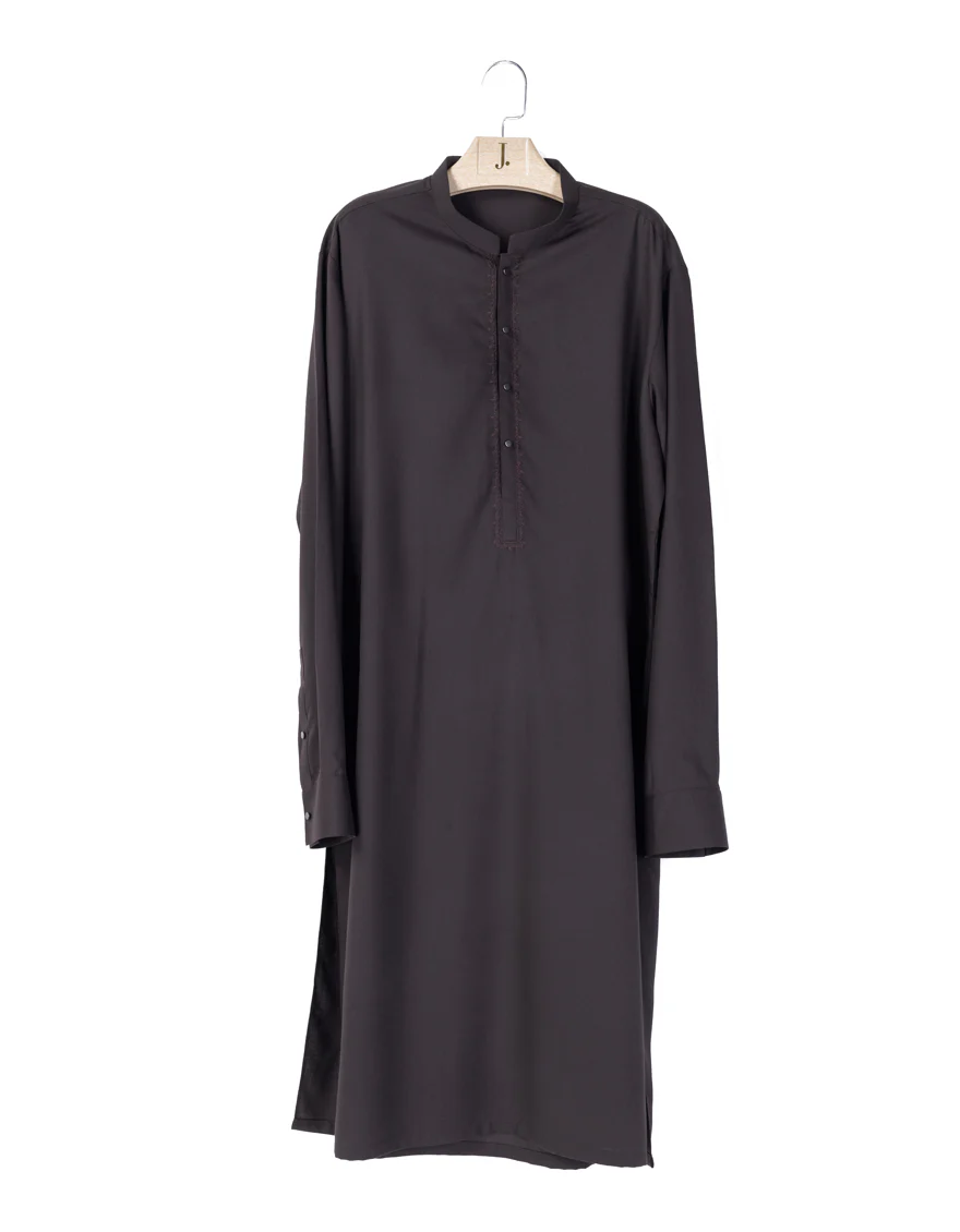 BROWN BLENDED KAMEEZ SHALWAR | JJKS-A-90473/S24/JJ9417-SF