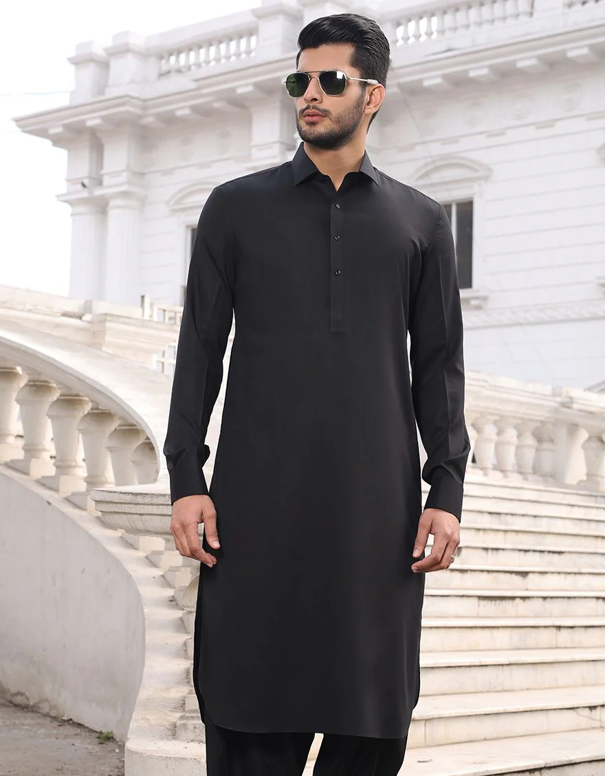 BLACK KAMEEZ SHALWAR | JJKS-A-US-30729-R7-AP/S21/JJ6881 - Image 2
