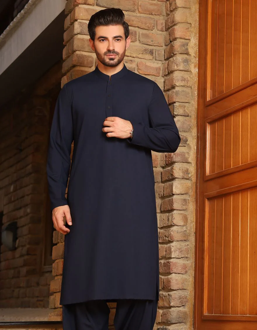 BLUE KAMEEZ SHALWAR | JJKS-A-US-30780-R11-AP/S21/JJ7226-PN - Image 2