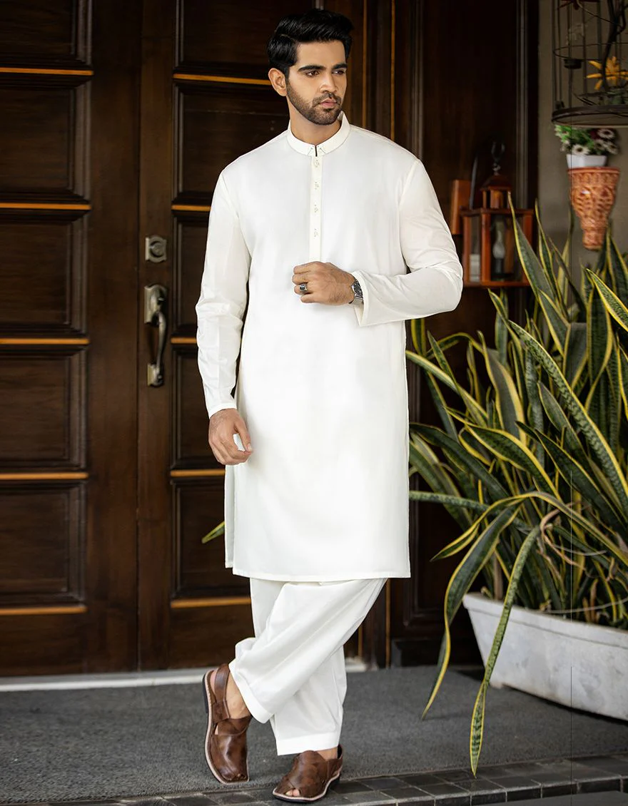 OFF WHITE KAMEEZ SHALWAR | JJKS-A-US-33265/S20/JJ6874