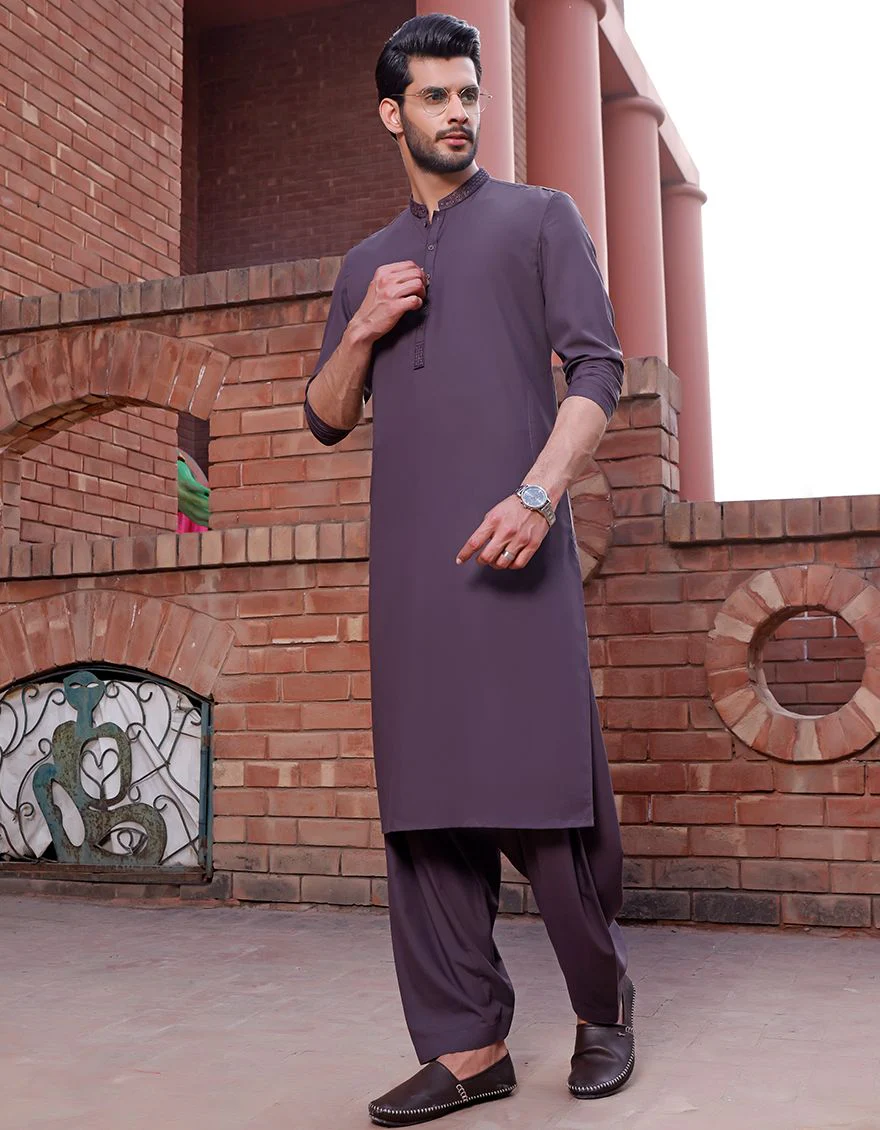 DARK PURPLE KAMEEZ SHALWAR | JJKS-A-US-33301/S21/JJ7360-SF
