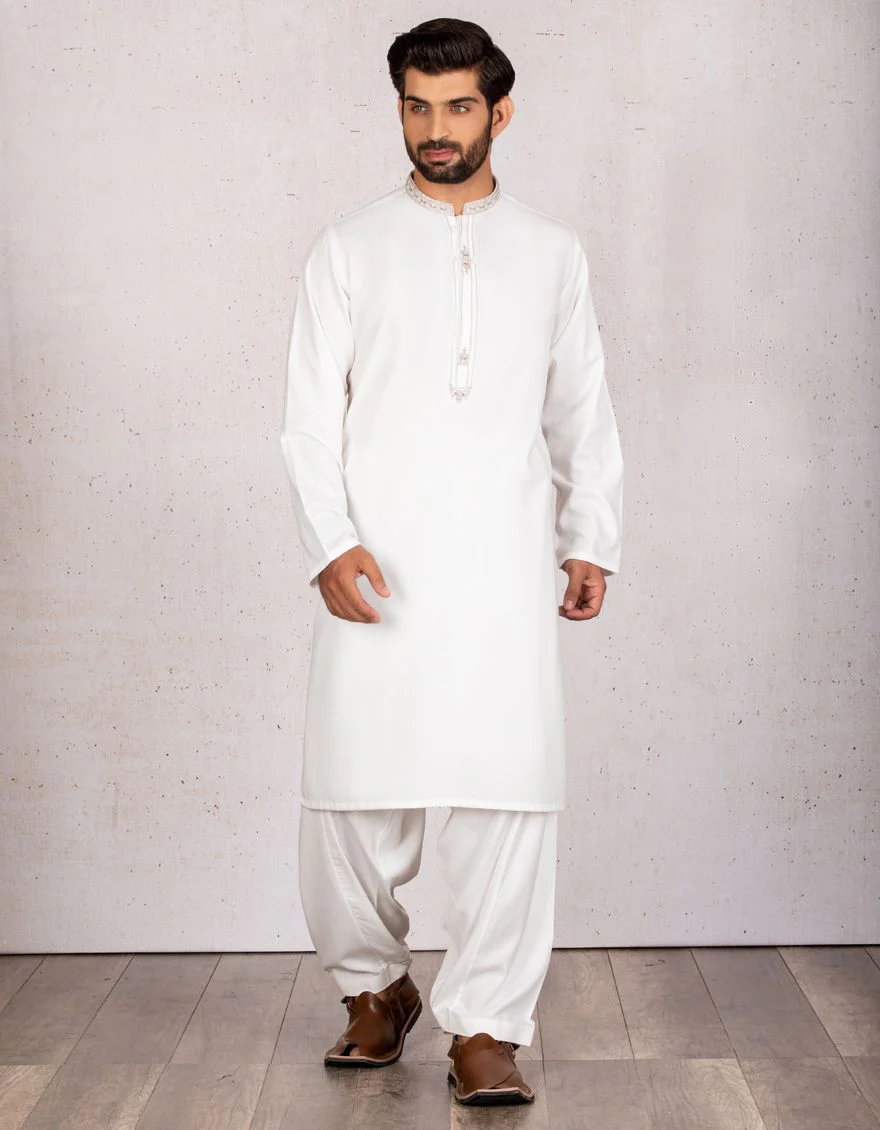 WHITE KAMEEZ SHALWAR | JJKS-A-US-36793/S21/JJ7195-FL