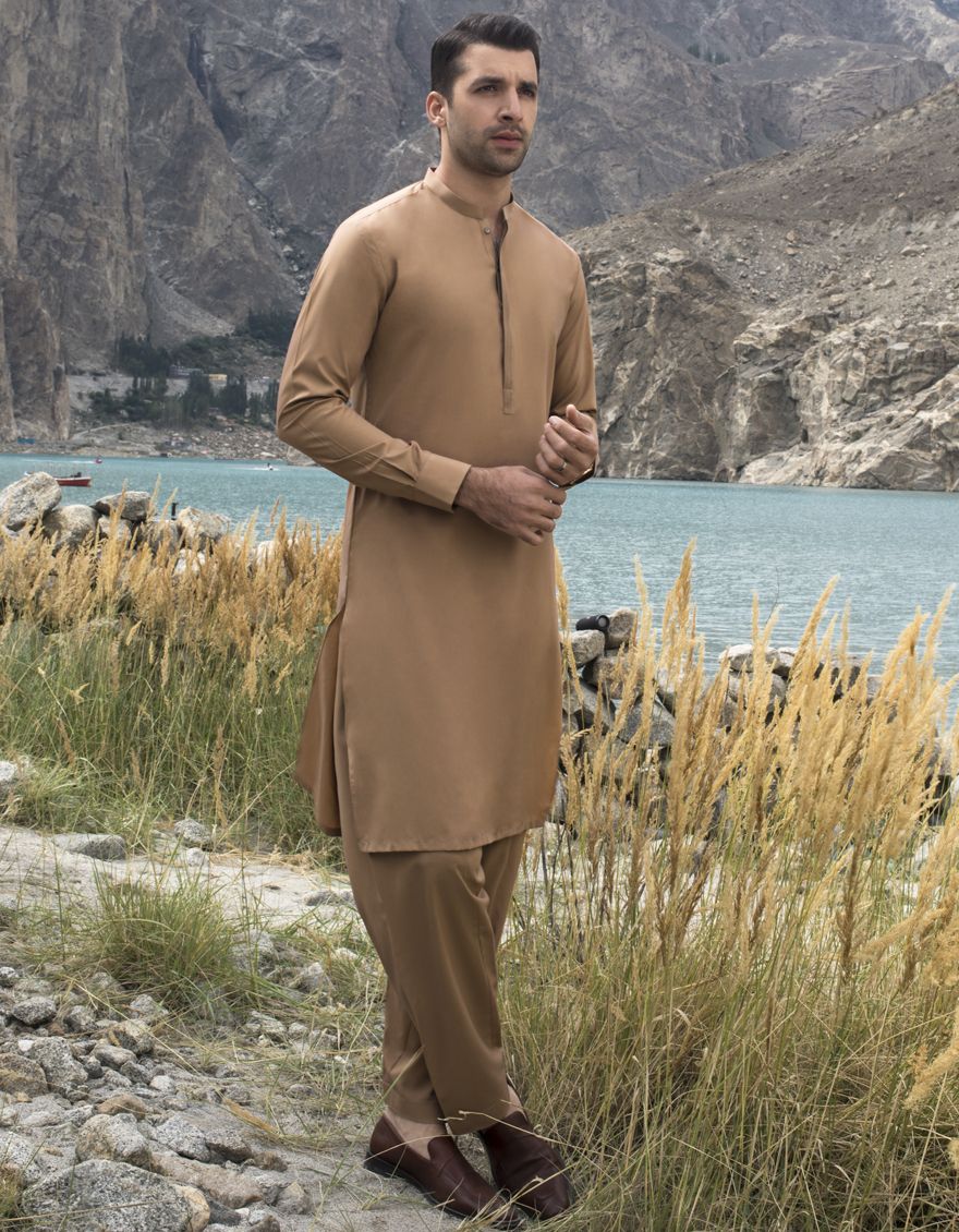BLUE WINTER KAMEEZ SHALWAR | JJKS-A-US-40138/W21/JJ7183-PN