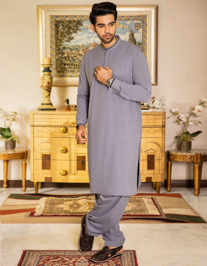 LIGHT GREY KAMEEZ SHALWAR | JJKS-A-US-42014/S20/JJ6414