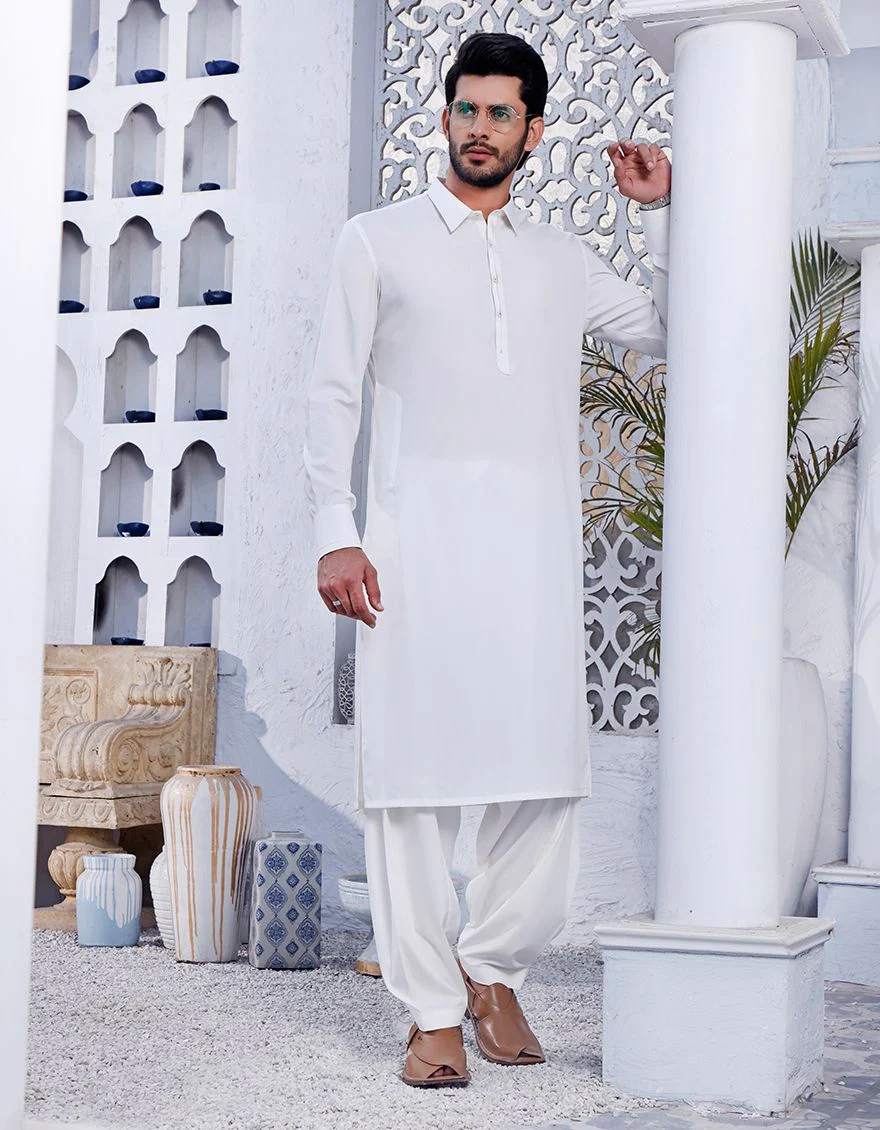 WHITE KAMEEZ SHALWAR | JJKS-A-US-42095/S21/JJ7361