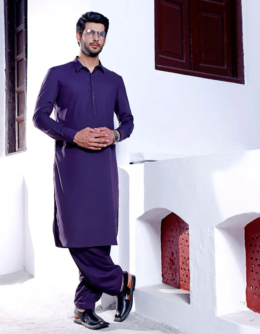 PURPLE KAMEEZ SHALWAR | JJKS-A-US-42102/S21/JJ7360