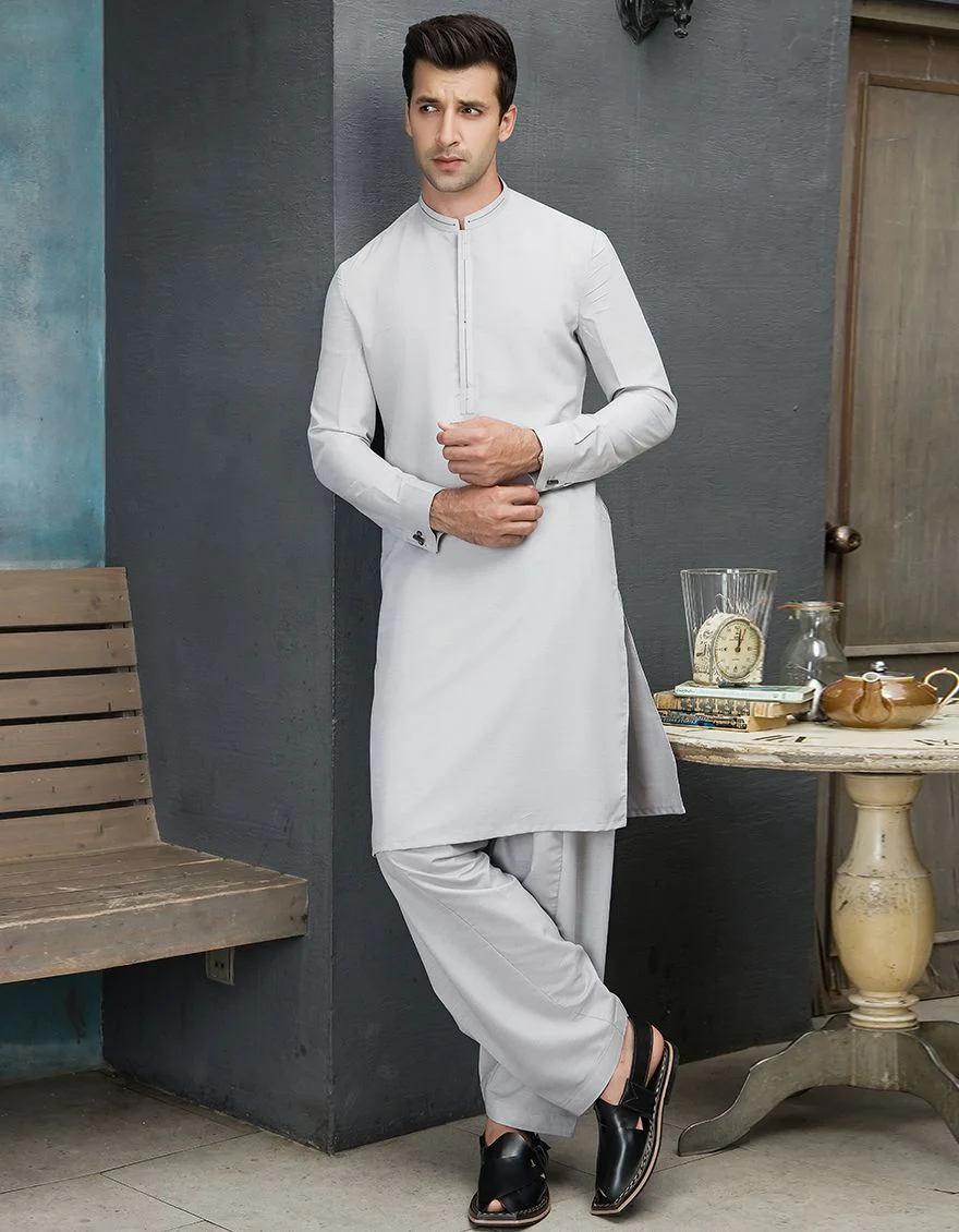 GREY KAMEEZ SHALWAR | JJKS-A-US-42178/S21/JJ7485-CL