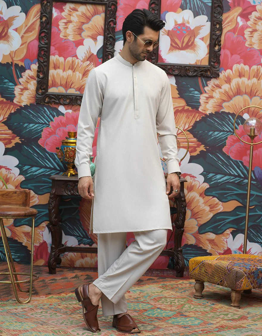 BEIGE KAMEEZ SHALWAR | JJKS-A-US-42182/S21/JJ7445-CL