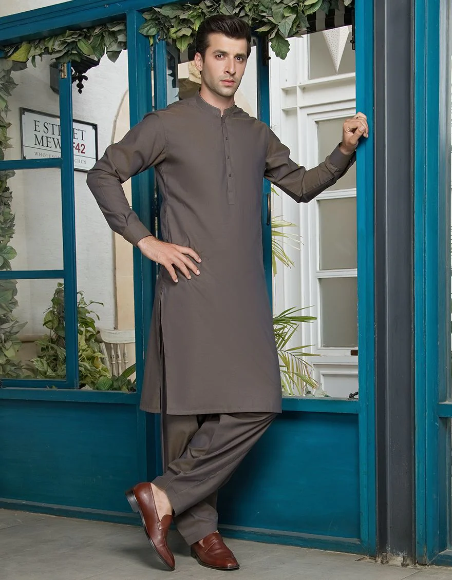 OLIVE KAMEEZ SHALWAR | JJKS-A-US-42207/S21/JJ7111-CL