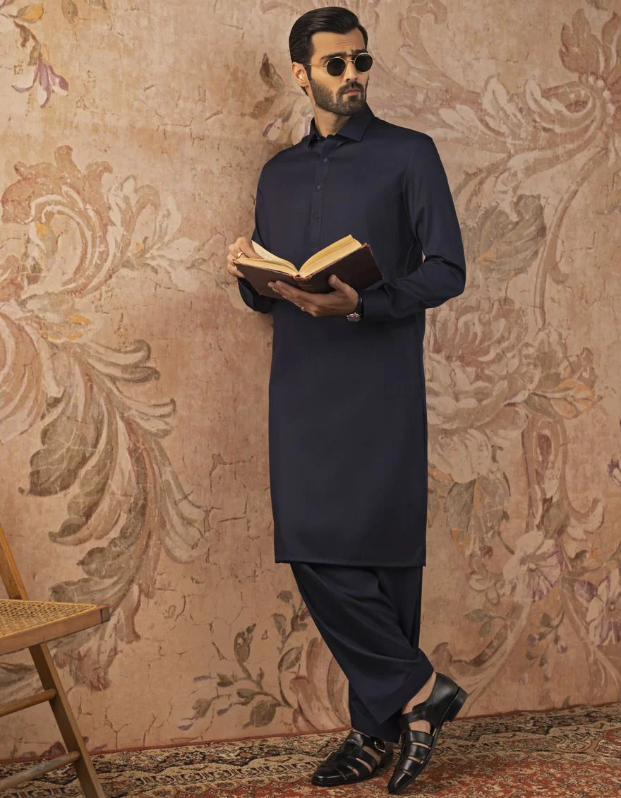 BLUE KAMEEZ SHALWAR | JJKS-S-US-30779-R14-AP/S22/JJ7565-PN