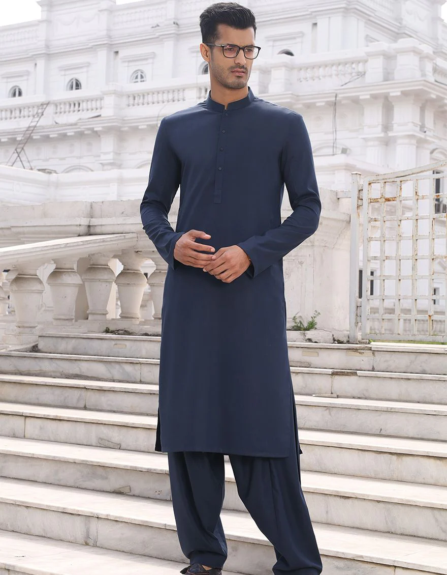 BLUE KAMEEZ SHALWAR | JJKS-S-US-30780-R14-AP/S22/JJ7565-PN