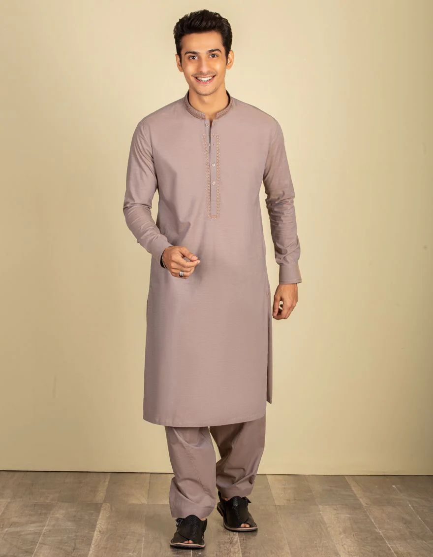 CAMEL BROWN KAMEEZ SHALWAR | JJKS-S-US-34071/S21/JJ7250-SF