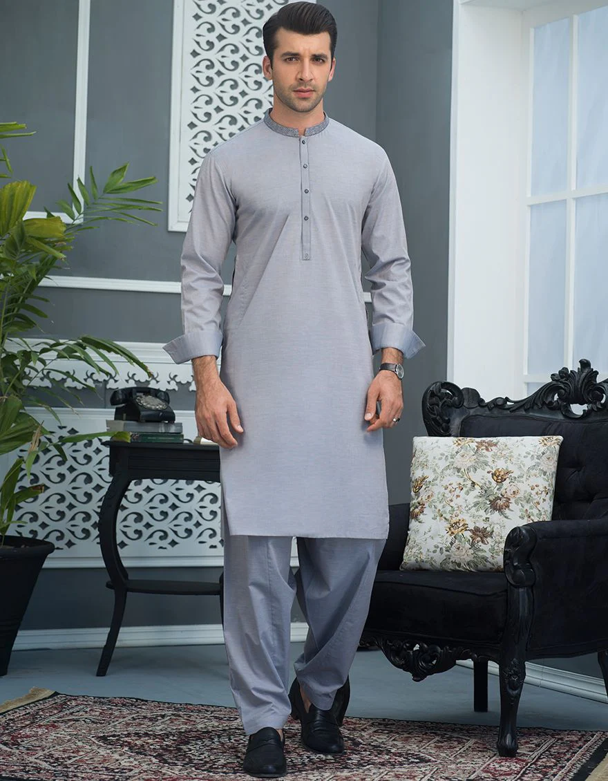 GREY KAMEEZ SHALWAR | JJKS-S-US-34072/S21/JJ7250-SF