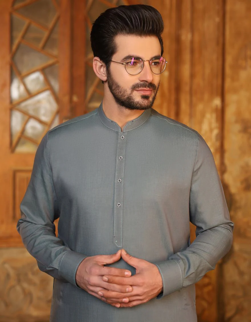 GREISH GREEN KAMEEZ SHALWAR | JJKS-S-US-36711/S21/JJ7021