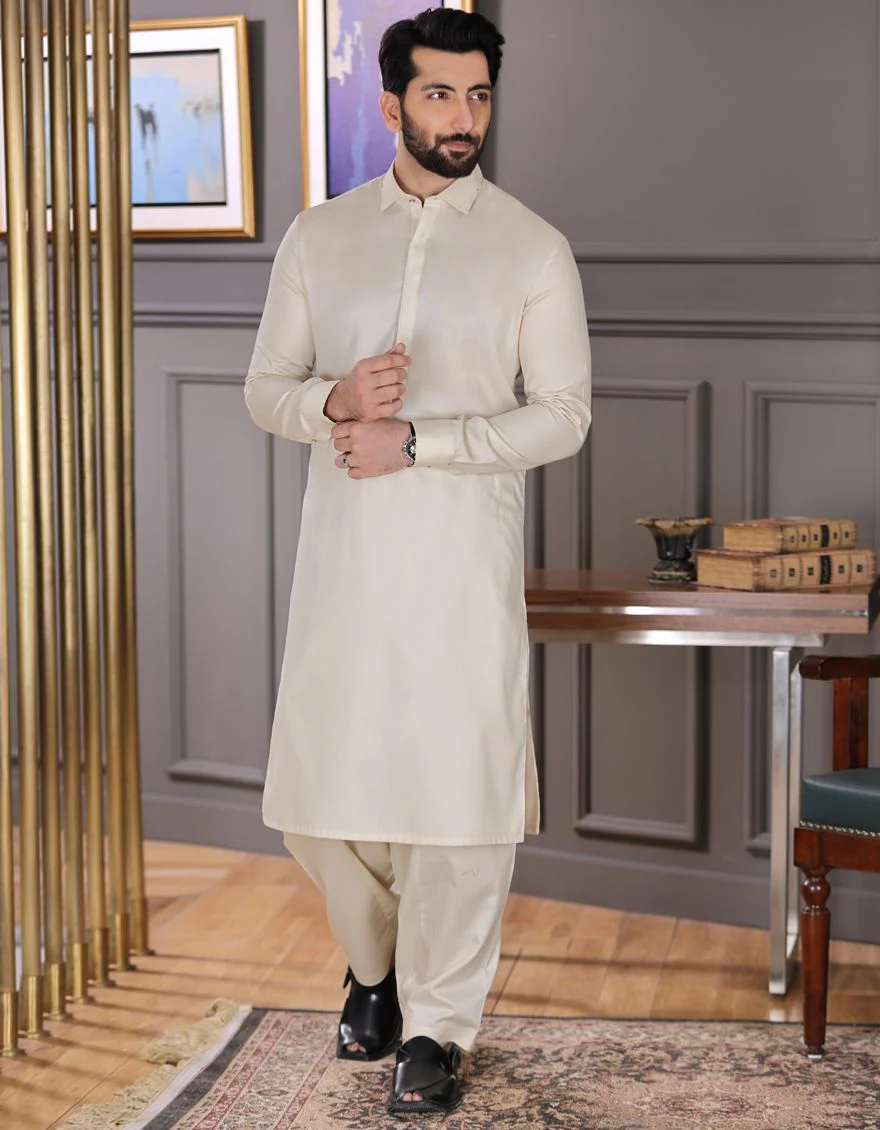 LIGHT BEIGE KAMEEZ SHALWAR | JJKS-S-US-36771/S21/JJ6887