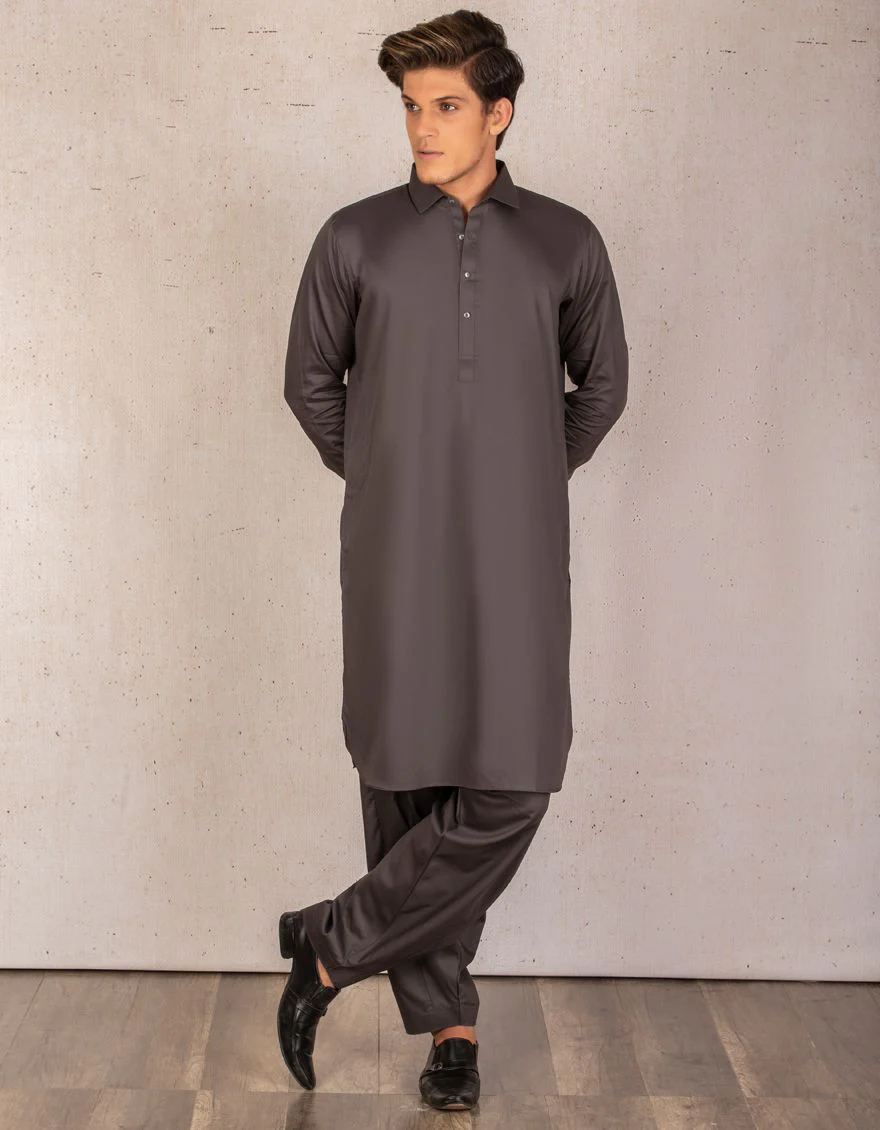 GREY KAMEEZ SHALWAR | JJKS-S-US-36795/S21/JJ6888-PL