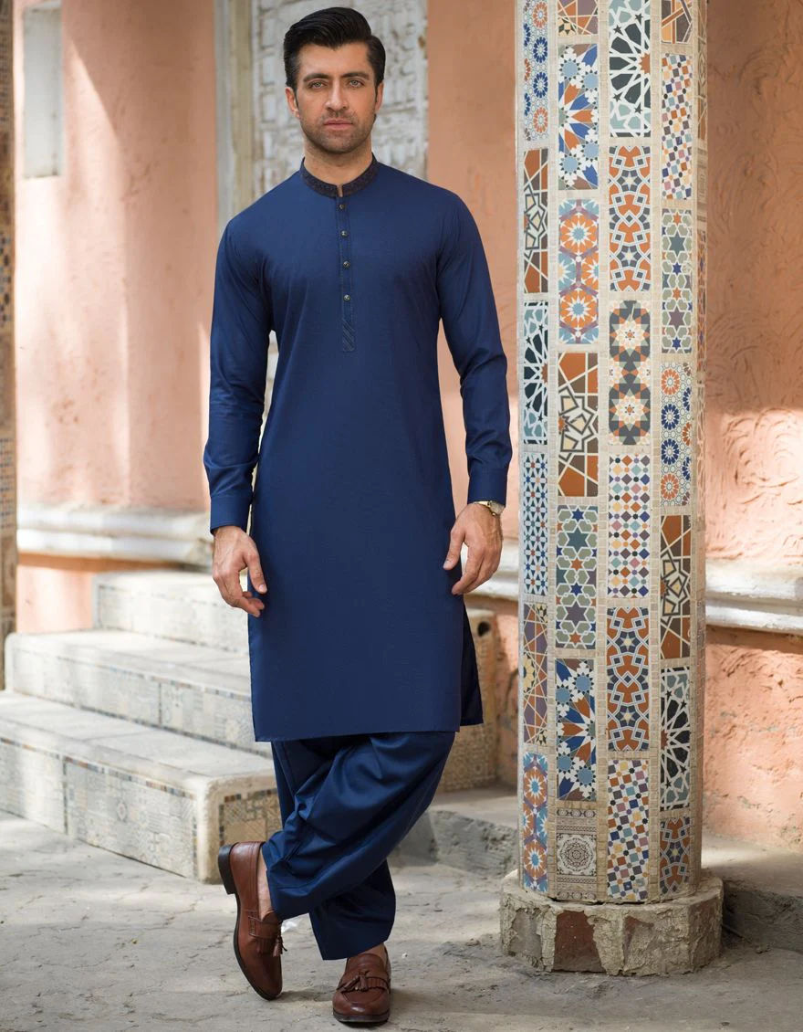 PALE BLUE KAMEEZ SHALWAR | JJKS-S-US-40098/S21/JJ7409-SF
