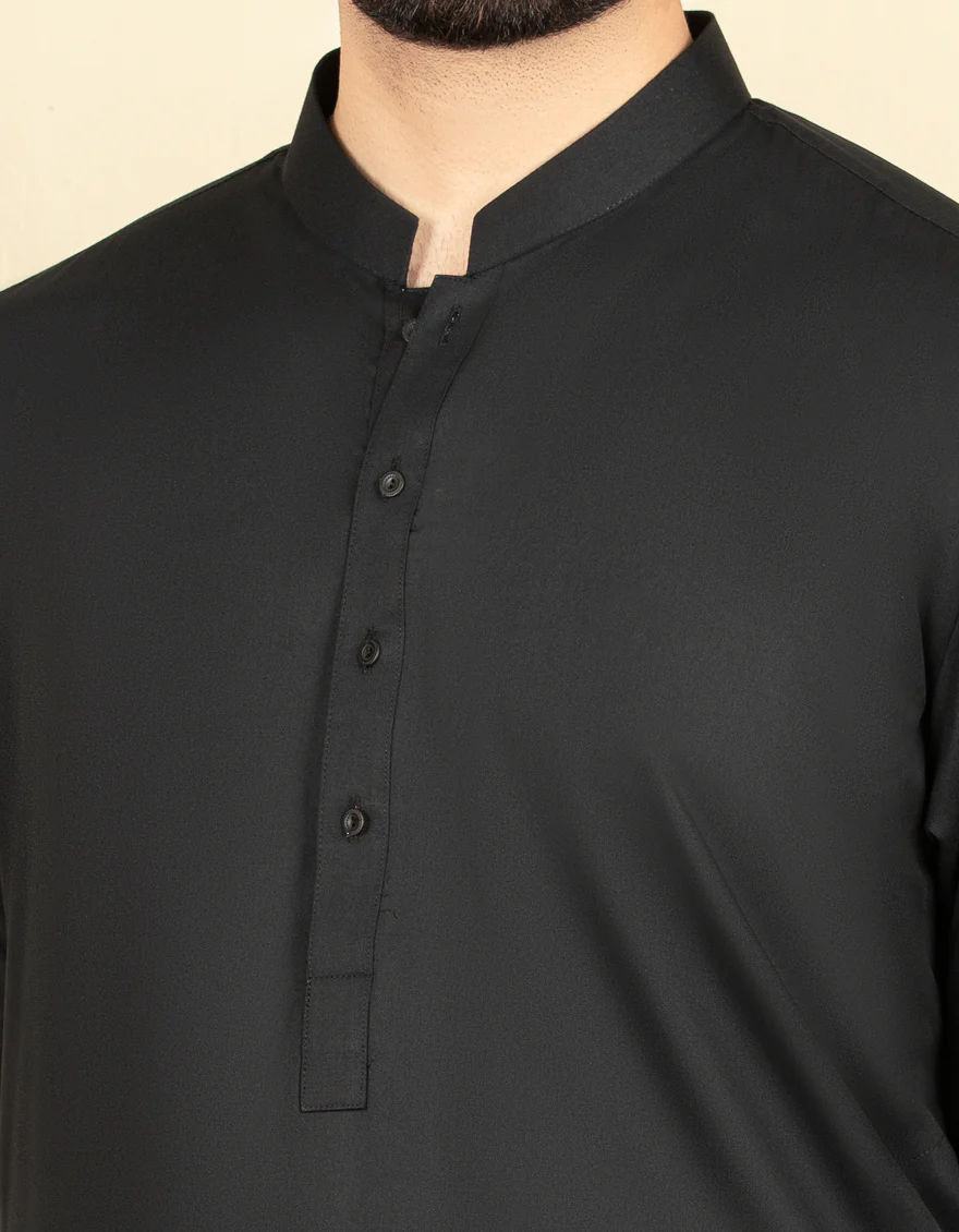 BLACK KAMEEZ SHALWAR | JJKS-US-24-30778-R30-AP - Image 2