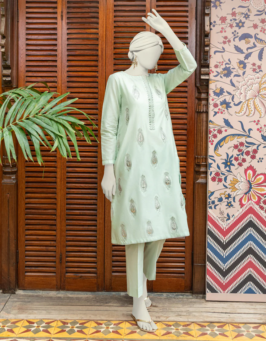 GREEN KURTI | JJLK-JSS-US-04-319