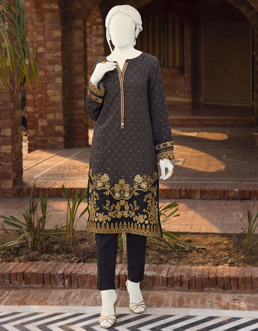 DARK GREY DOBBY KURTI | JJLK-S-JPWK-US-22-652 FB/FF-435