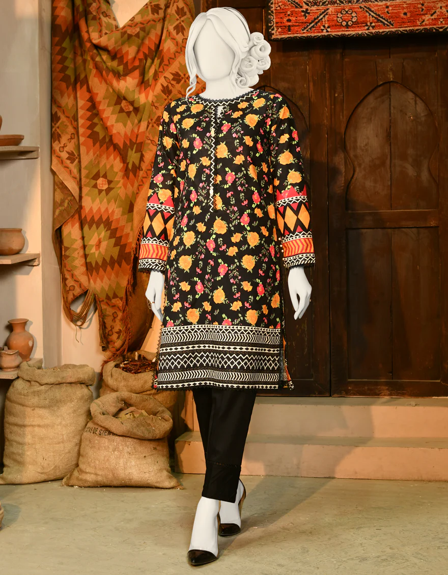 BLACK DOBBY NET KURTI | JJLK-S-JPWK-US-22-653 FB/FF-438